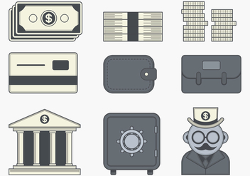 Financial Icon - vector #393455 gratis